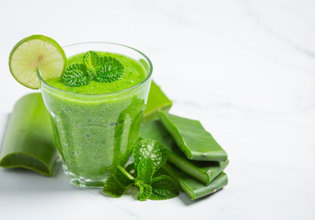 Aloe vera juice for constipation